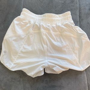 Women’s White Lululemon Shorts